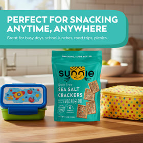 Sunnie crackers in a kid lunchbox, convenient on-the-go snack