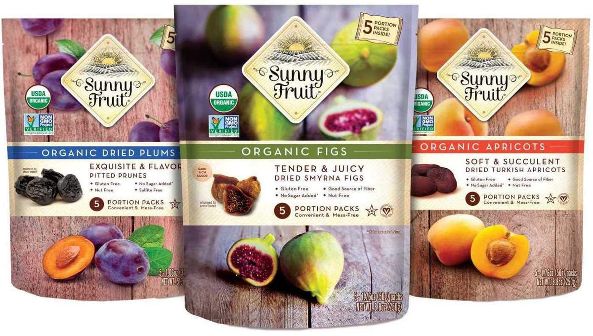 Sunny Fruit cherries dried fruit pieces, antioxidant-friendly treat on busy days.