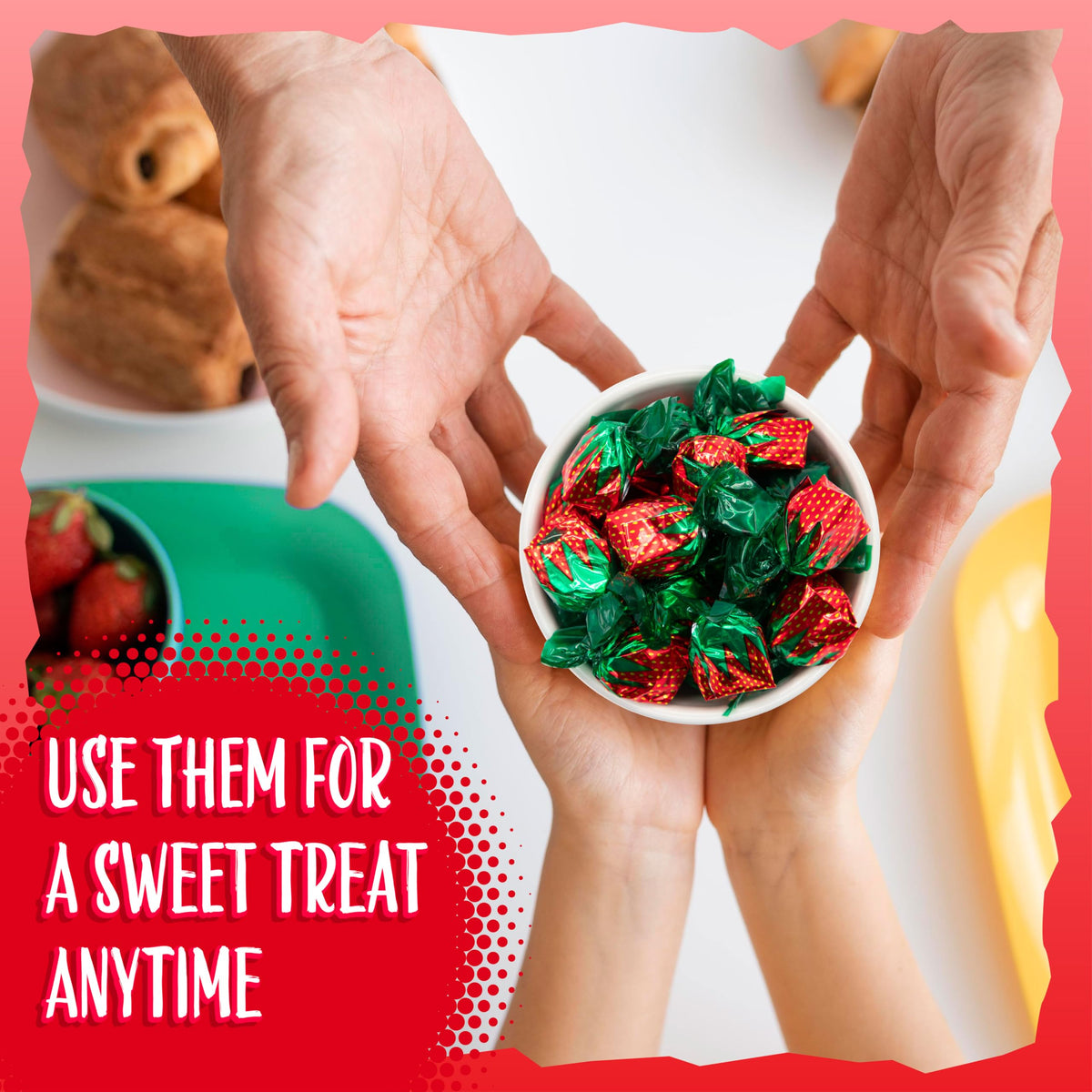 Sunny Island Arcor Strawberry Bon Bons great for gifting at celebrations.