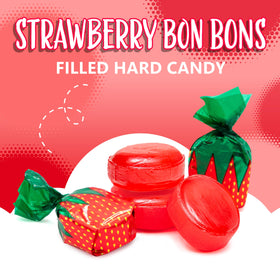 Sunny Island Arcor Strawberry Bon Bons ready for party bowls and events.