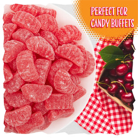Sunny Island Cherry Slices used as holiday decor and dessert garnish.