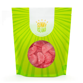 Sunny Island Cherry Slices packaging and ready-to-serve pieces.