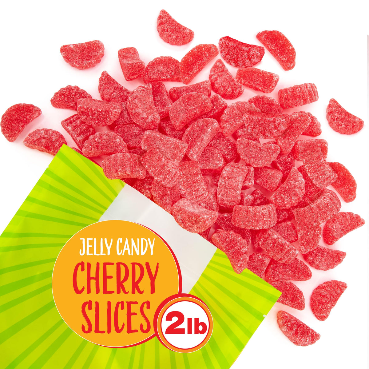 Sunny Island Cherry Slices on a platter for festive display.