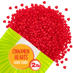 SUNNY ISLAND Cinnamon Hearts cupcakes topping adds spicy-sweet crunch.