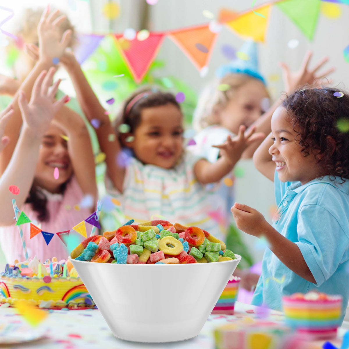 Sunny Island gummy worms shown in mix for kid-friendly treats and edible crafts