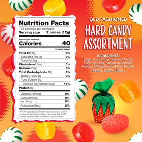 Sunny Island Hard Candy Assortment flavors close-up showcases nostalgic varieties.