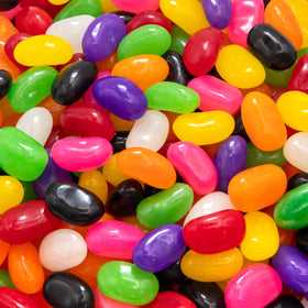 Sunny Island Jelly Beans bulk bag shows bright assorted flavors for parties and buffets.
