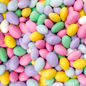 Sunny Island Jordan Almonds 1 lb bag showing pastel shells, ideal for wedding favors