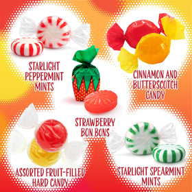 Sunny Island Hard Candy Assortment on an office desk bowl keeps treats tidier.