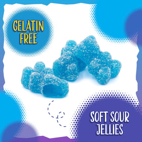 Sunny Island party favors blue candy ready for birthdays and baby showers