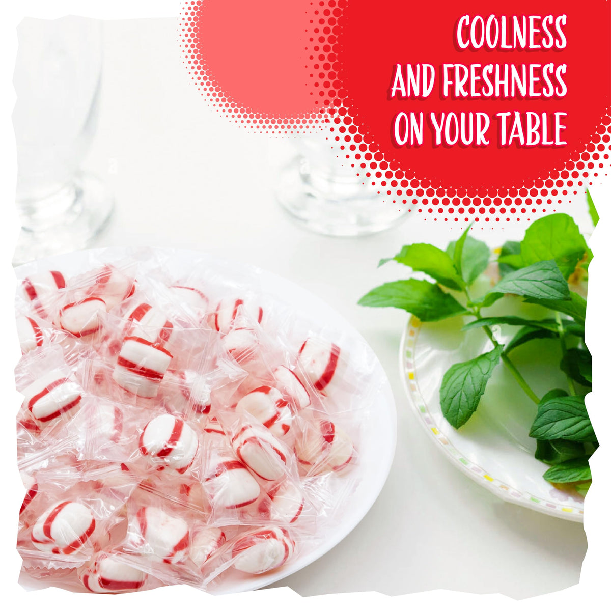 Sunny Island Peppermint Puffs for fresh breath between meetings.