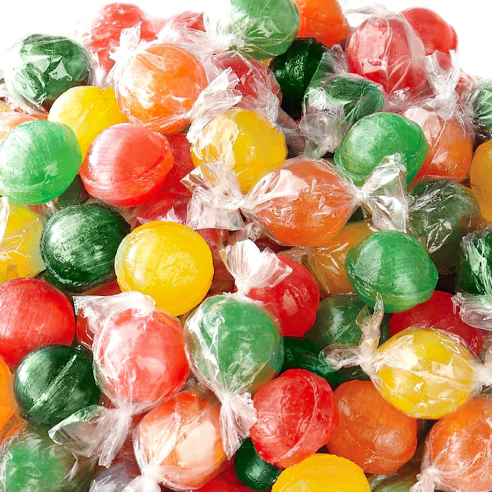 Sunny Island Sour Balls 2lb bag shown, bright, shareable candy for gatherings.