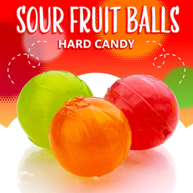 Individually wrapped Sunny Island Sour Balls for easy sharing.