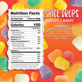 Spice Drops cinnamon glow arranged for holiday platters by Sunny Island