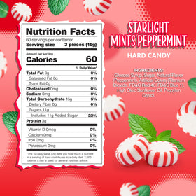 Sunny Island Starlight Peppermint Mints, individually wrapped, convenient pocket freshener.