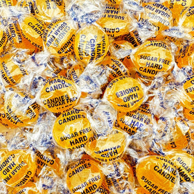 Sunny Island sugar-free butterscotch candy in a 1 lb bag for sharing