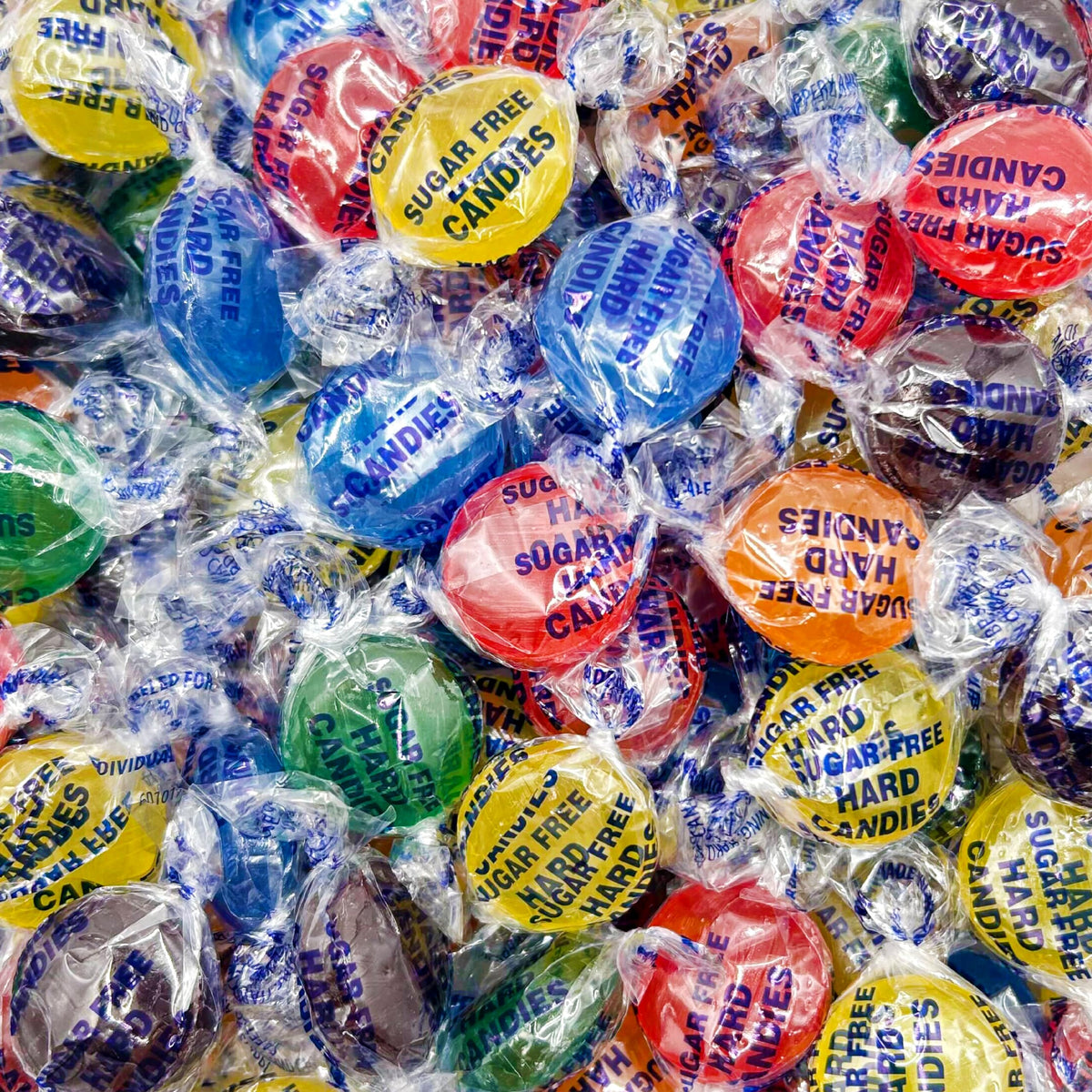 Sunny Island sugar-free hard candy mix 1 lb package with mixed fruit flavors for office bowls