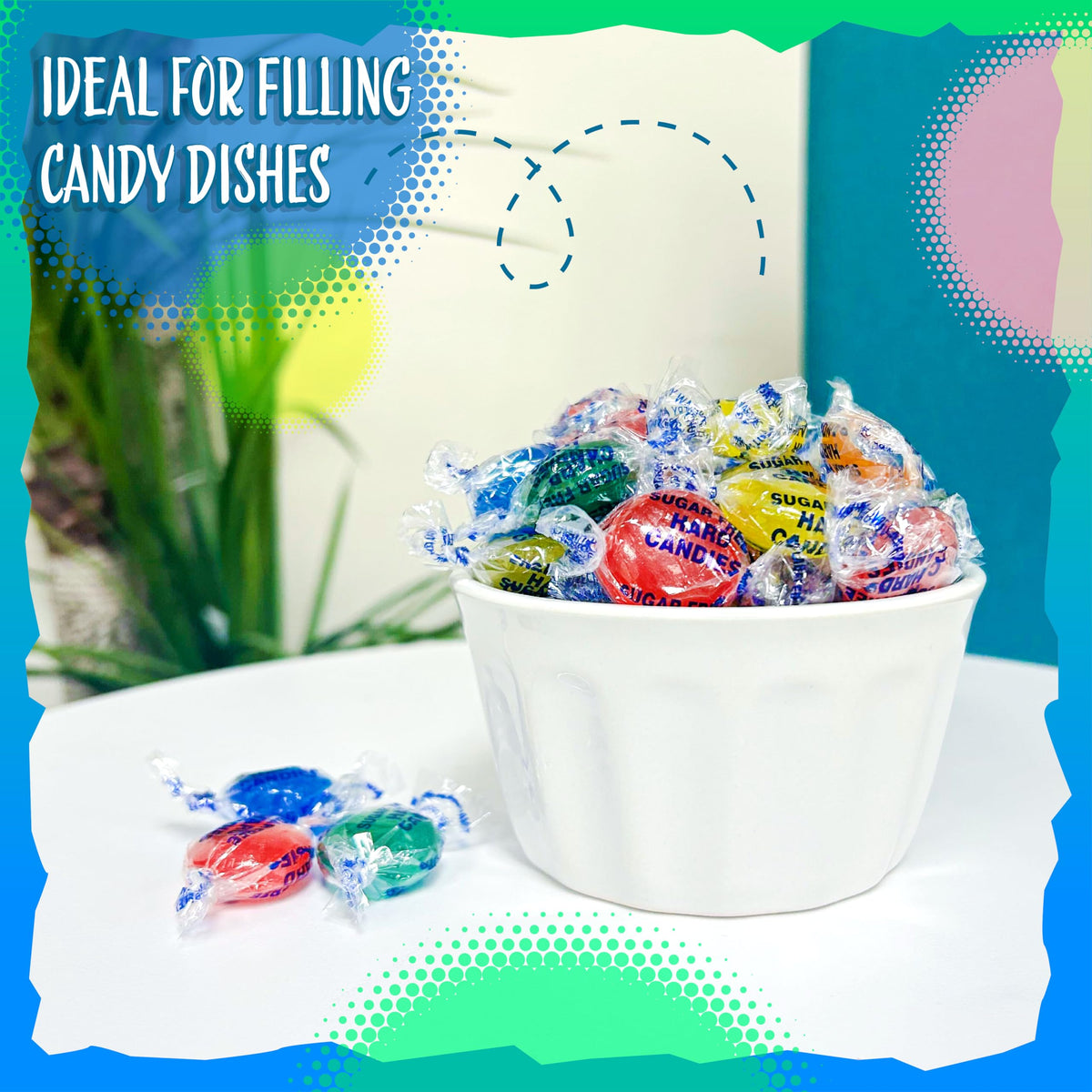 Sunny Island sugar-free hard candy mix, individually wrapped for gifting