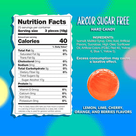 Sunny Island cherry flavor candy, sugarless treat suitable for events