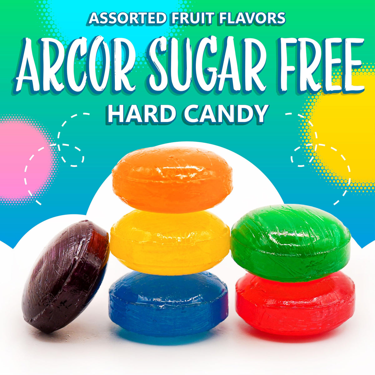 Sunny Island lemon flavor candy, zesty pick-me-up without sugar