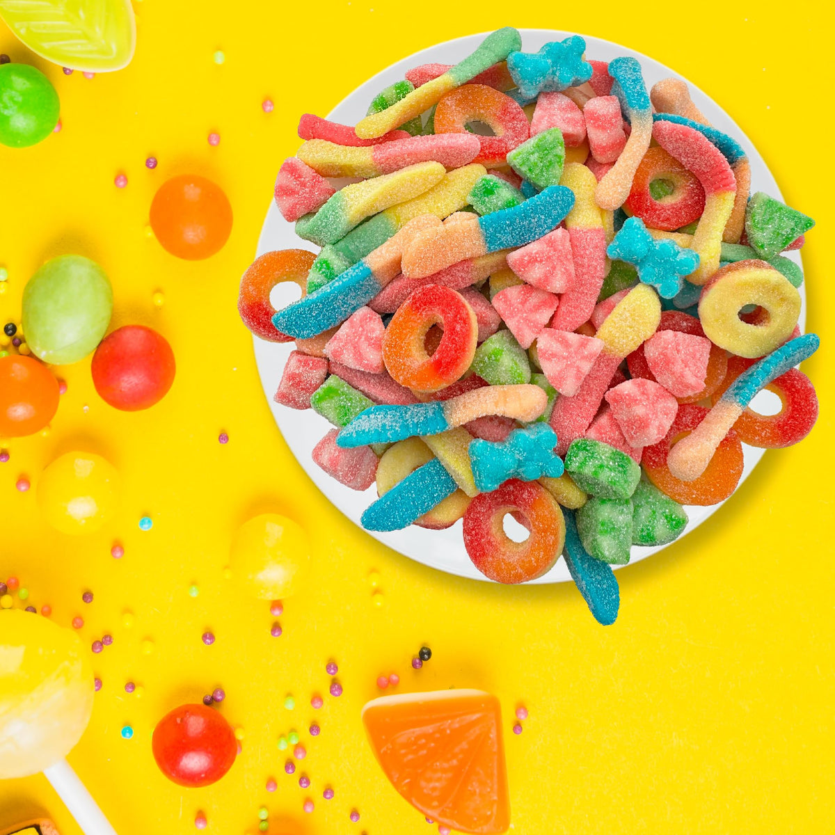 Sunny Island watermelon slices hero shot showcasing colorful playful snack options