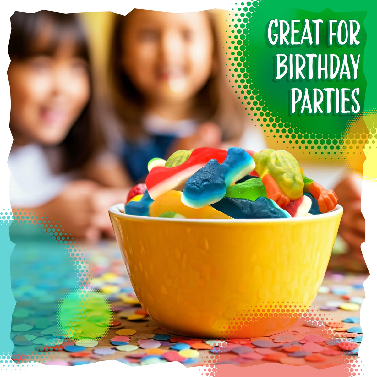 Sunny Island party favors and goodie bags candy ideal for celebrations and gift bags