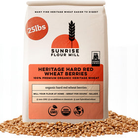 Sunrise Flour Mill Heritage Turkey Red wheat berries pack ready for milling and baking