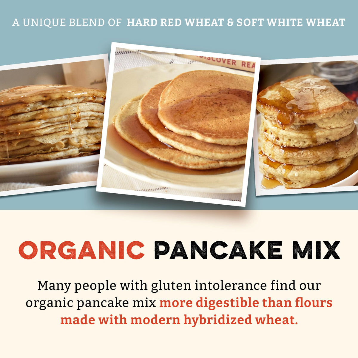 Sunrise Flour Mill waffles made with heritage mix in a waffle iron showing crisp exterior