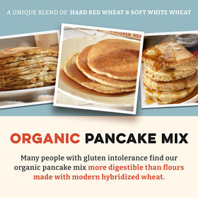 Sunrise Flour Mill waffles made with heritage mix in a waffle iron showing crisp exterior