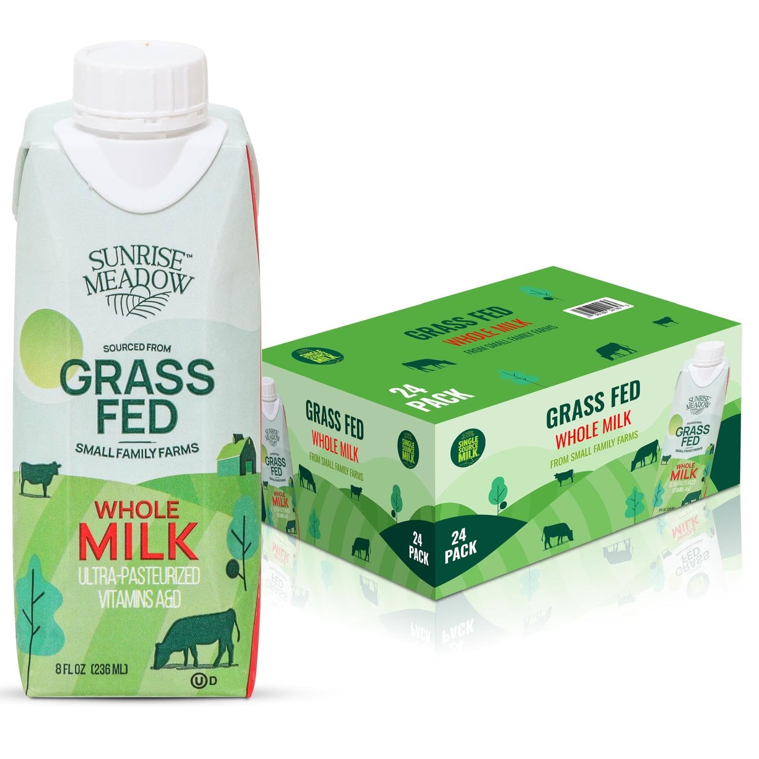 Sunrise Meadow shelf-stable milk box ready for travel and pantry storage