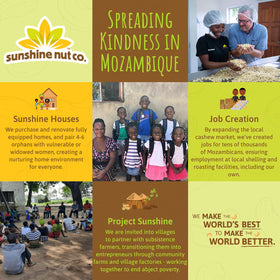 Gifting or sharing Sunshine Nut Company cashews makes a thoughtful snack.
