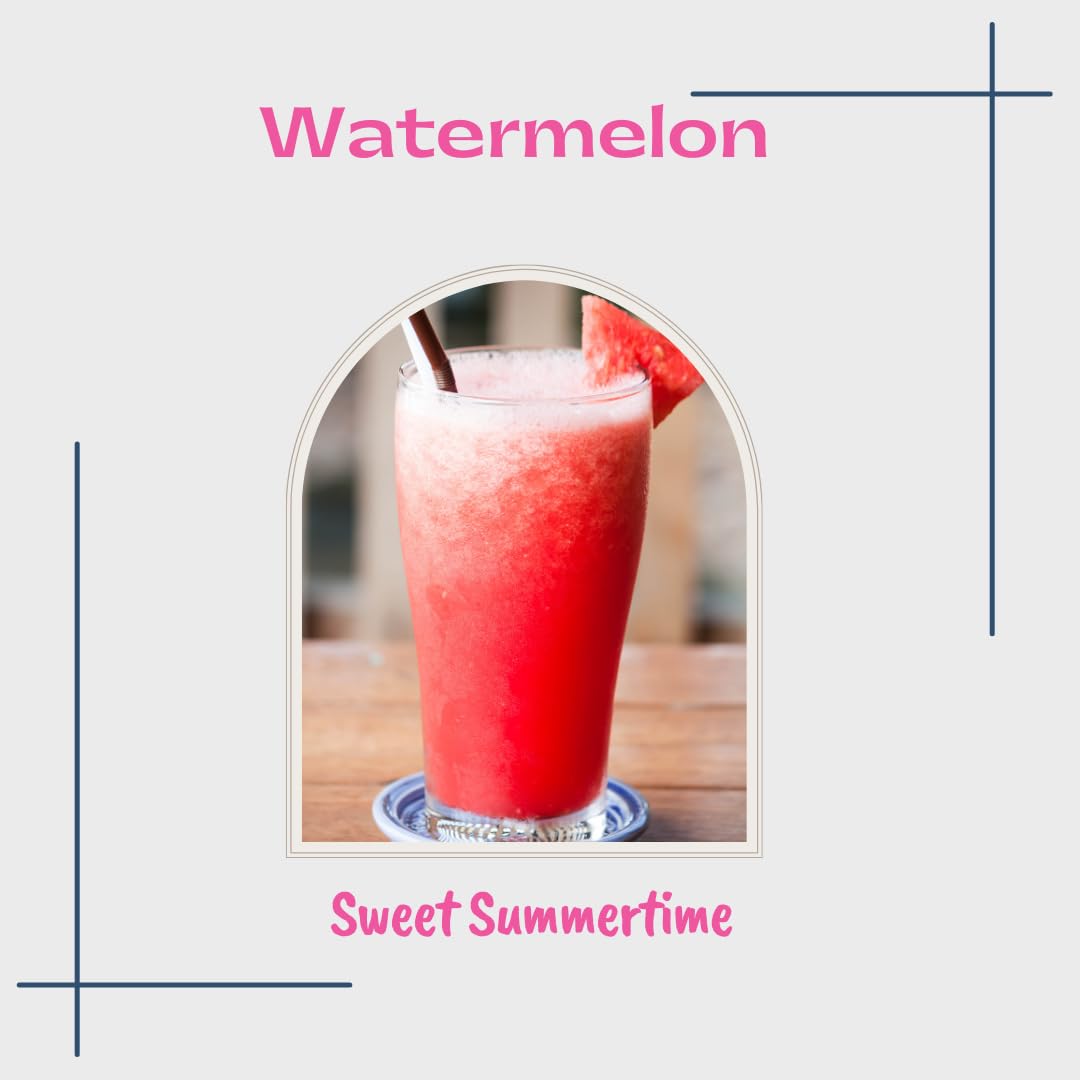 Snow cones dressed with Sunshine Sno Watermelon Syrup, dye-free color.