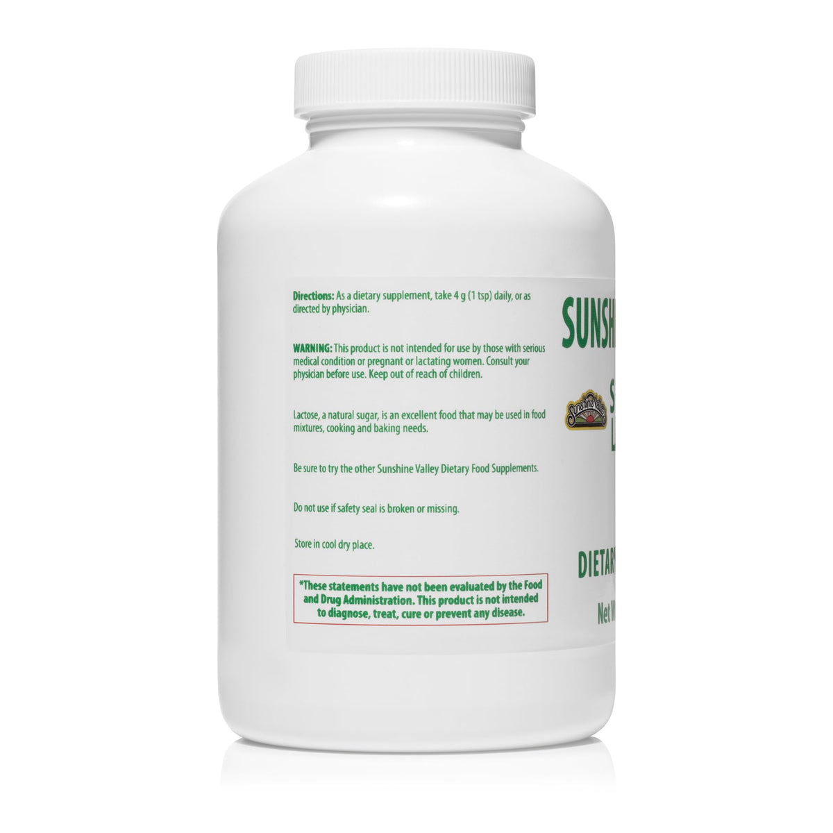 Sunshine Valley Lactose Powder enhances desserts with a smooth texture.