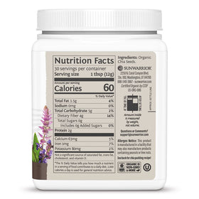 Sunwarrior Chia Seeds pantry-staple for everyday meals and snacks.