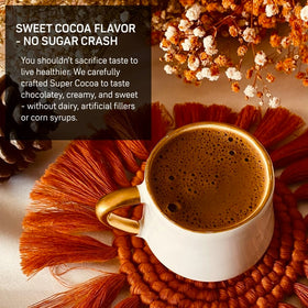 Frappuccino-style serving idea using Super Cocoa as a coffee substitute.