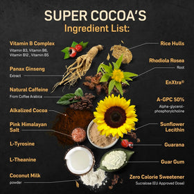 Netherlands-origin cocoa highlights premium, rich flavor in Super Cocoa.
