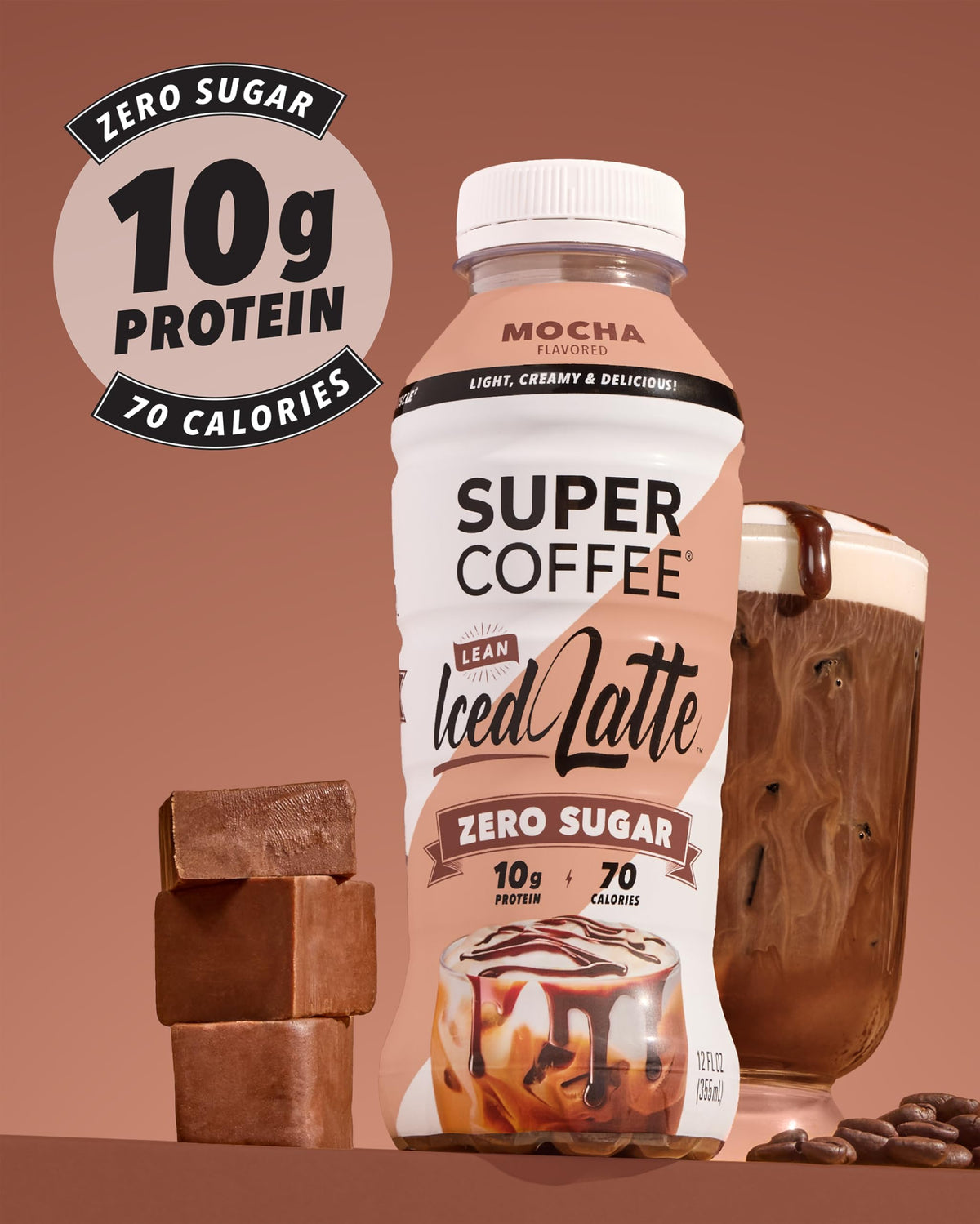 SUPER COFFEE mocha bottle cap twist highlight screw cap