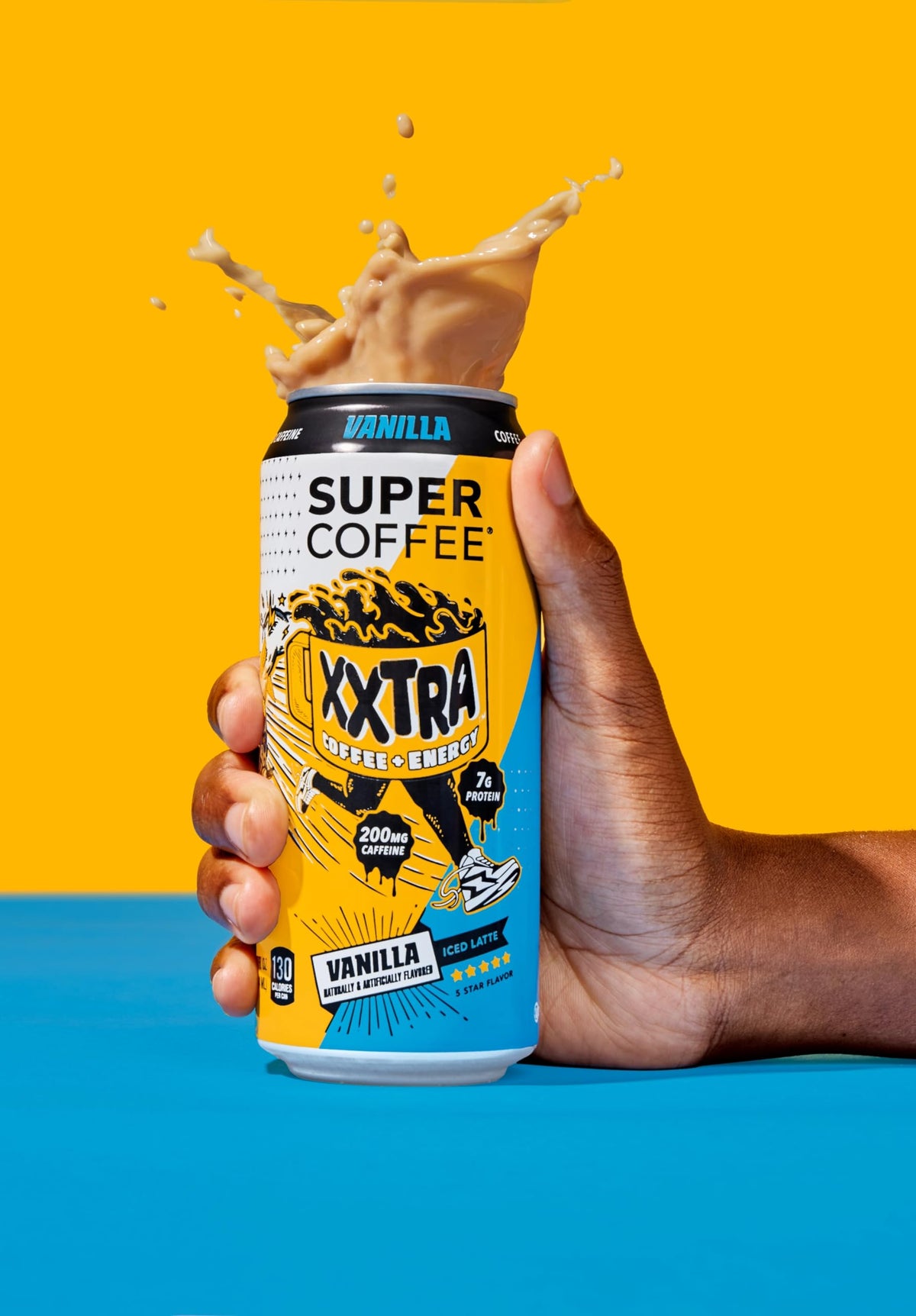 Caffeine boost from 200mg in a convenient 15oz can.