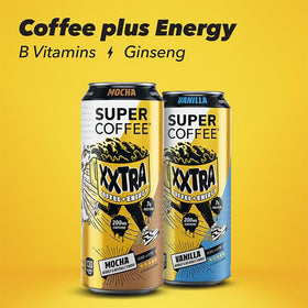 Morning routine with XXTRA coffee kept in the fridge for freshness.
