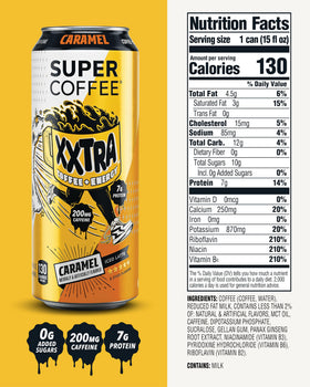 Pouring XXTRA into a glass shows creamy texture and caramel flavor.