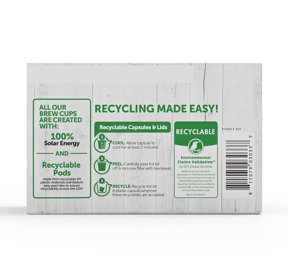 Super Organics eco-friendly packaging with recyclable capsules supports sustainable coffee choices.