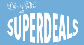 SUPERDEALS Boulder Canyon care-package friendly snack setup for office, school, or travel.
