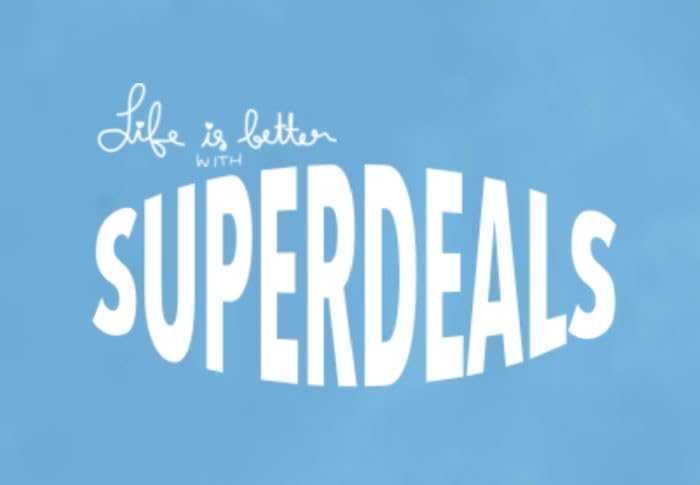 Mystery gift included with the SUPERDEALS bundle for a fun surprise.