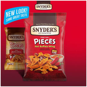 Snyder's of Hanover bag back highlighting ingredients and allergen info