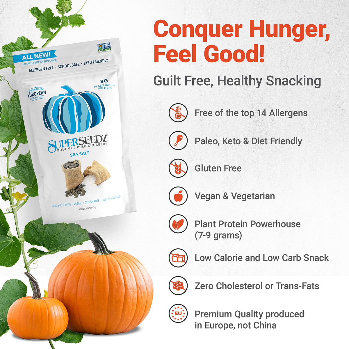 Opening a bag reveals light, crunchy seeds with savory aroma.