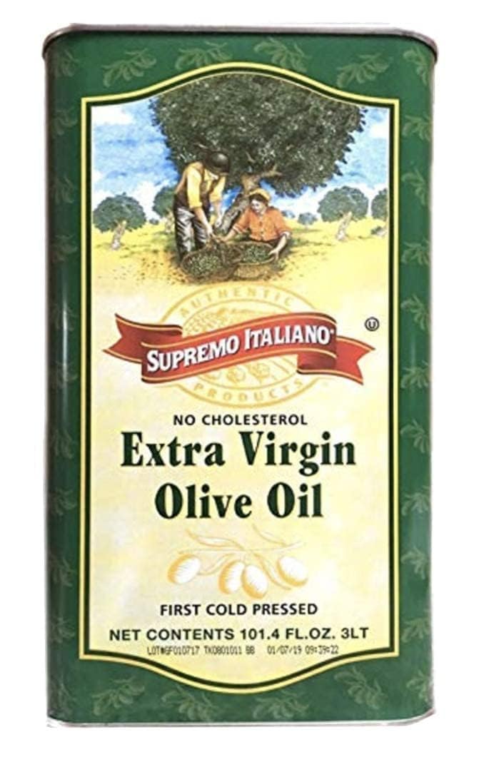 Supremo Italiano extra virgin olive oil 3L can for home and professional use