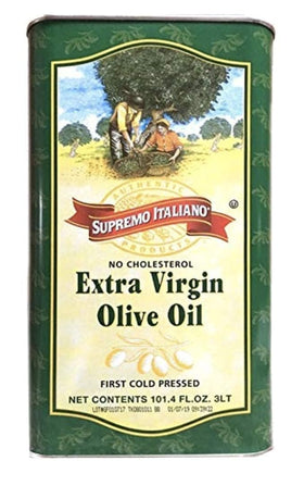 Supremo Italiano extra virgin olive oil 3L can for home and professional use