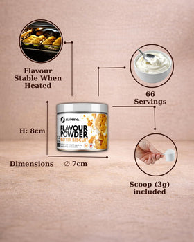 SUPRIVA Flavor Powder with inulin fiber supports fullness and steady snacking.