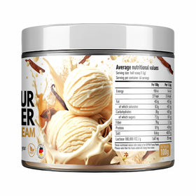 SUPRIVA Vanilla Cream smoothie showcasing creamy, fiber-rich sweetness for drinks.