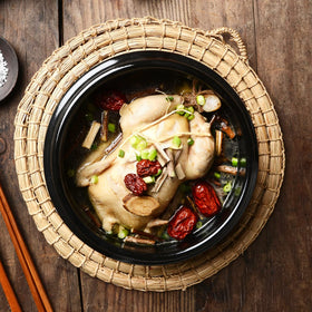 Surasang samgyetang kit ready in under 60 minutes.